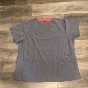 Carhart Women’s Grey Scrub Top EUC 3XL